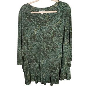 Susan Graver LiquidKnit 3X tunic P2P:28-30” L:29” 100% Dancable!